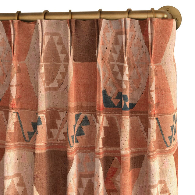 Adobe Prism Kilim French Pleat Curtain Curtains ADT 