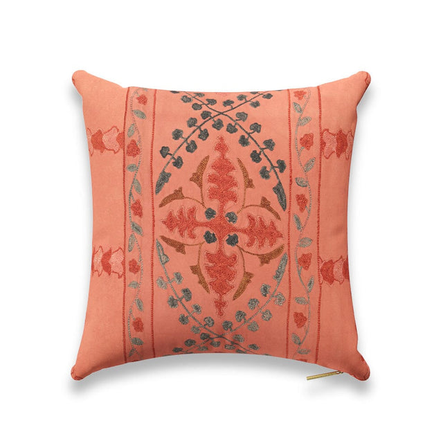 Coral Trellis Suzani Pillow Pillow ADT 18" W x 18" H 