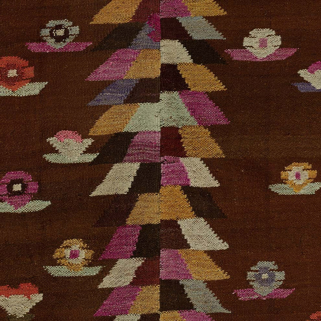 Cacao Flowers Frazada Wallpaper Yardage St. Frank 