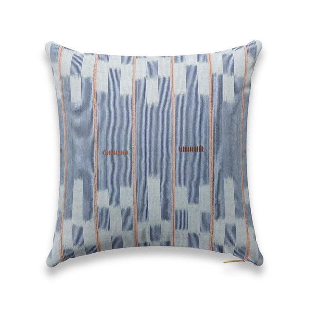 Chambray Lattice Baule Pillow Pillow ADT 22" W x 22" H 