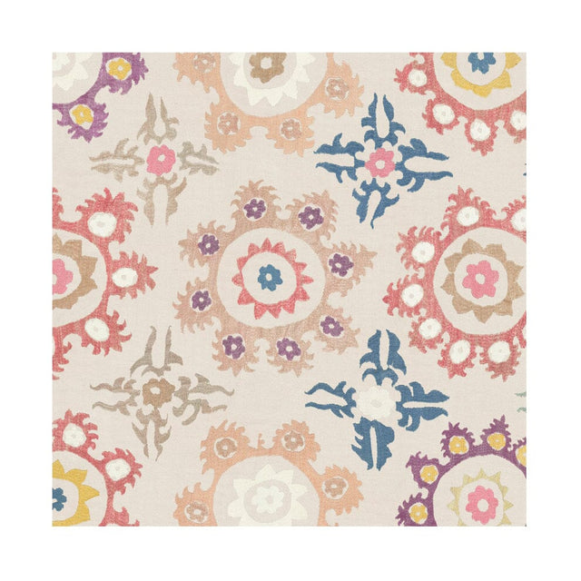 Shell Daisy Suzani Fabric Swatch Swatch St. Frank 