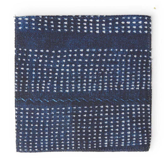 Speckled Indigo Outdoor Performance Fabric Swatch Swatch ADT 