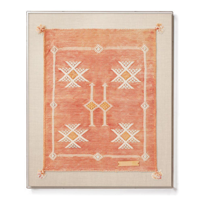 Cactus Silk CXVI - Accent Framed Textile Print Morocco 