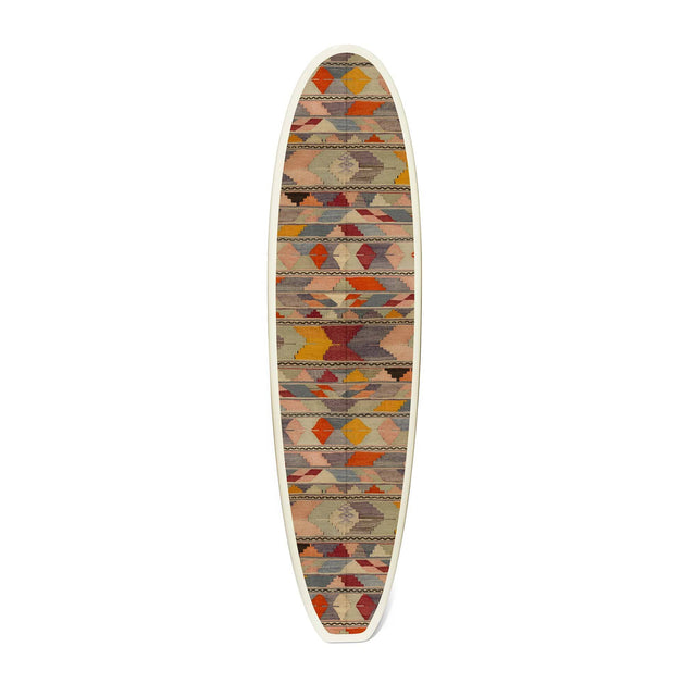 Shell Psychedelic Kilim Surfboard Surfboard Gary Linden x St. Frank Fun Board - 84" 