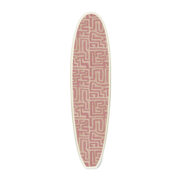 Terracotta Classic Kuba Cloth Surfboard Surfboard GARY LINDEN X ST. FRANK Fun Board - 84" 